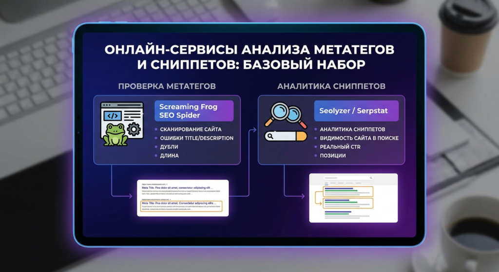 онлайн‑сервисы анализа метатэгов