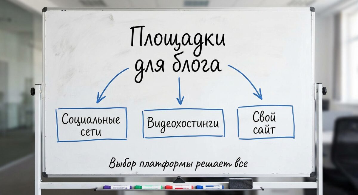 Схема выбора площадки для монетизации блога