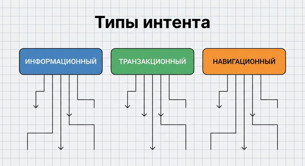 Схема типов поискового интента