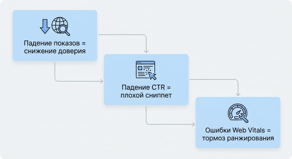 Анализ метрик и сигналов в Google Search Console
