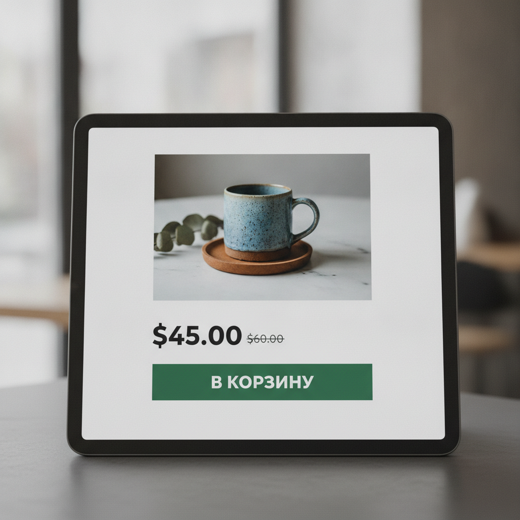 Оптимизированная карточка товара в интернет-магазине