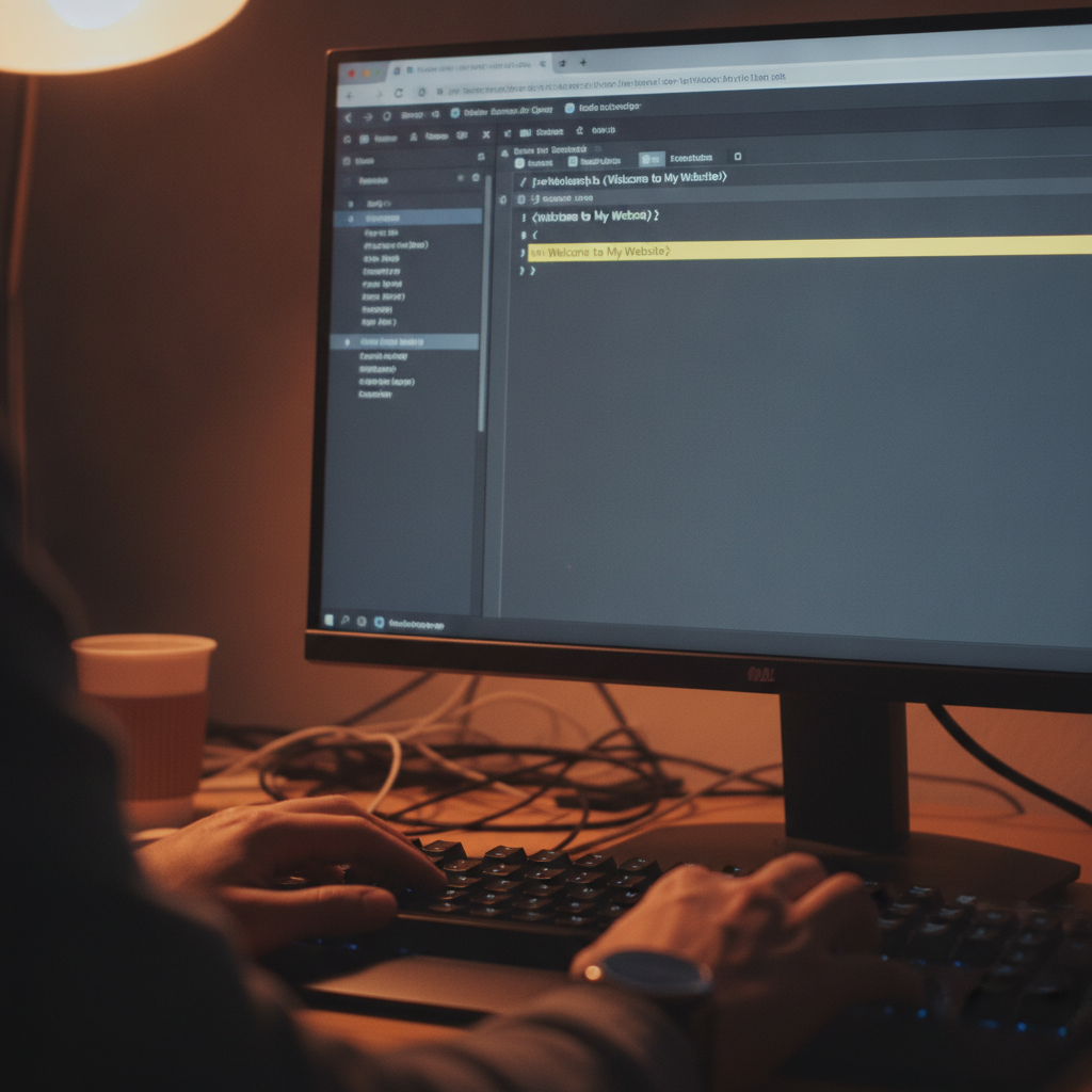 Проверка тега H1 через панель разработчика DevTools в браузере
