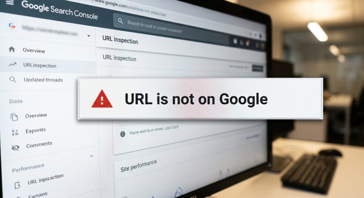 Проверка индексации страницы в Google Search Console показывает ошибку