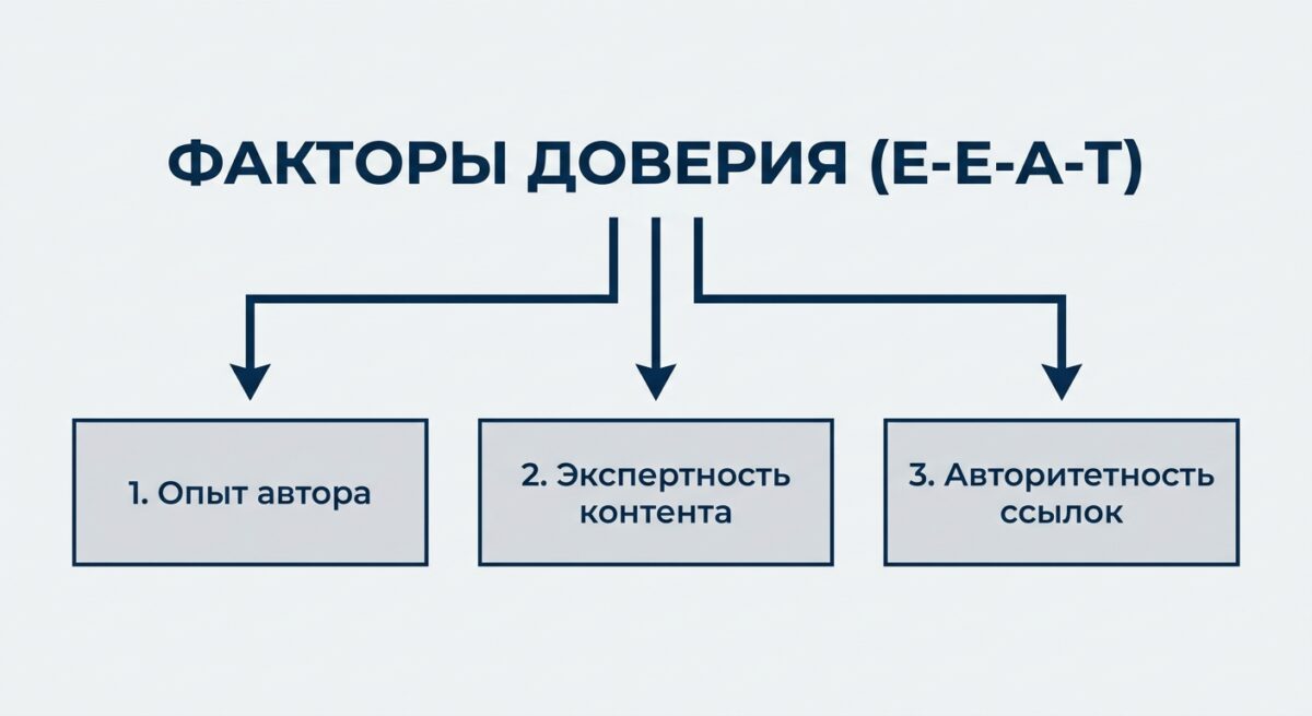 Факторы ранжирования E-E-A-T в поисковых системах
