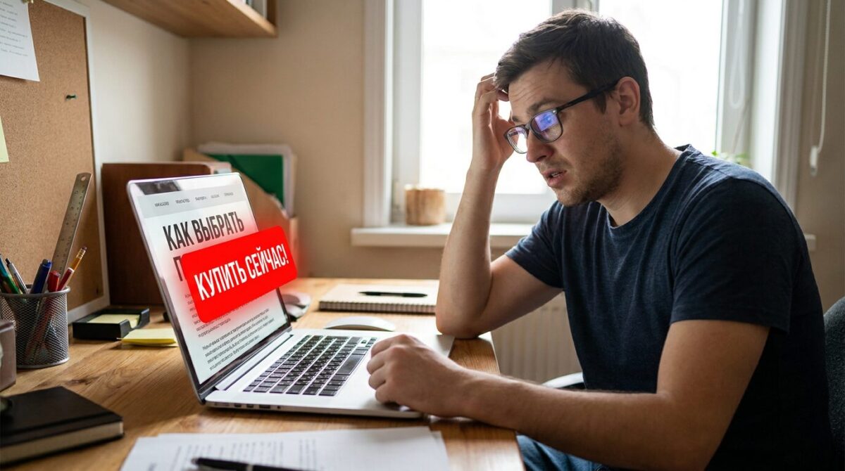 Смешивание информационных и коммерческих интентов на одной странице
