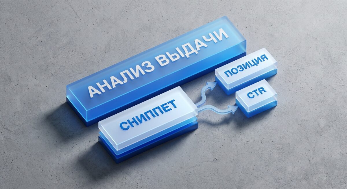 Схема анализа CTR и позиций в сниппете