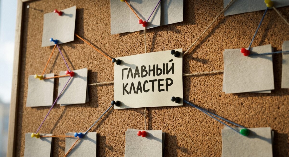 Кластеризация семантики и структура сайта на пробковой доске